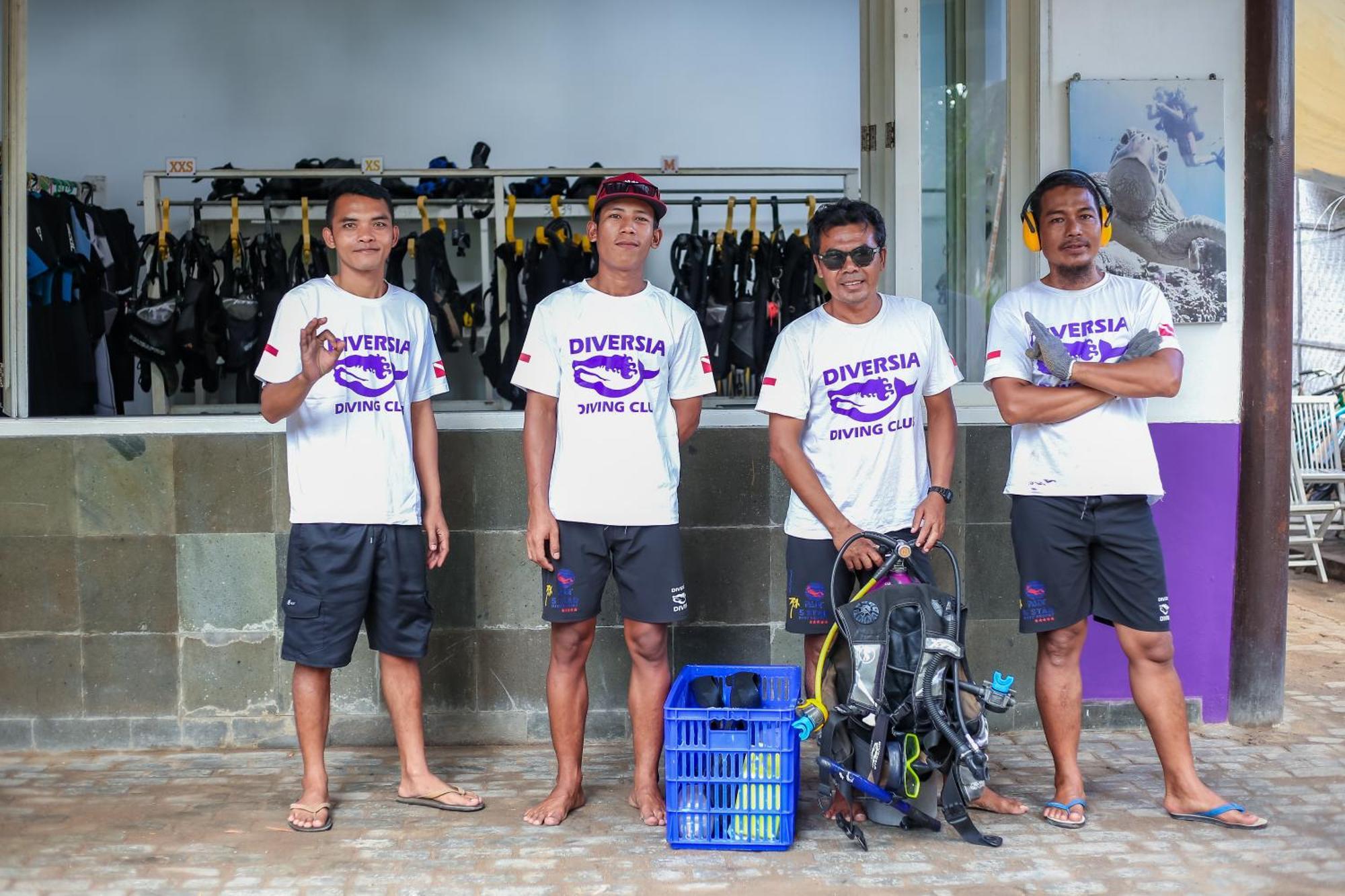 Diversia Diving Club & Bungalows Gili Trawangan Eksteriør billede